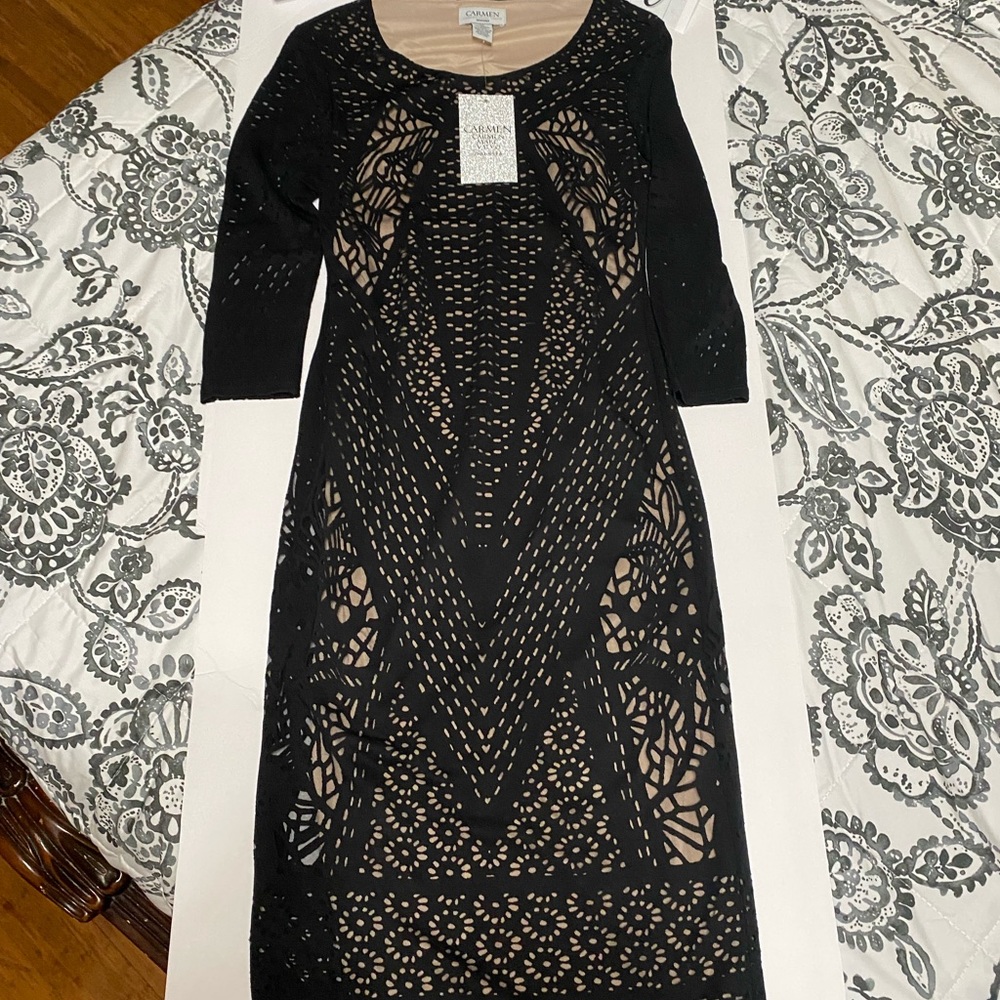 Brand New Carmen Marc Valvo Dress